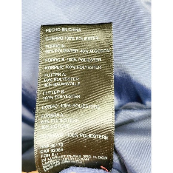 UO x SILENCE NOISE Navy Floral Satin Lightweight Windbreaker Bomber Jacket M - Picture 12 of 14